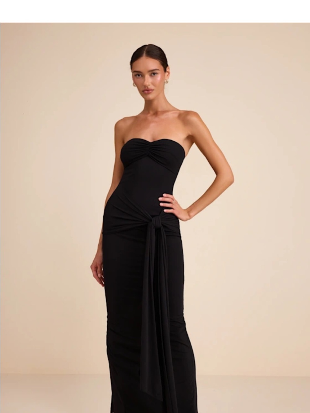 Lulu’s maxi sleeveless tie dressing Small- brand new w tags! Missed rtn window:(